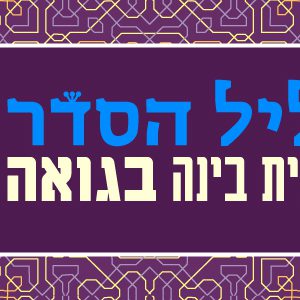 ליל סדר חגיגי | בית בינ"ה בהודו - גואה 2026 - מבוגרים